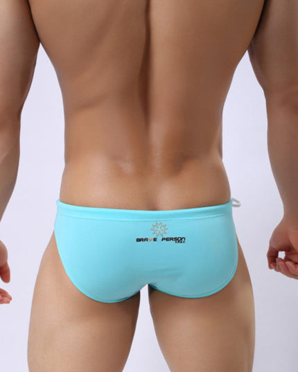 Męskie slipy kąpielowe z wiązaniem z boku