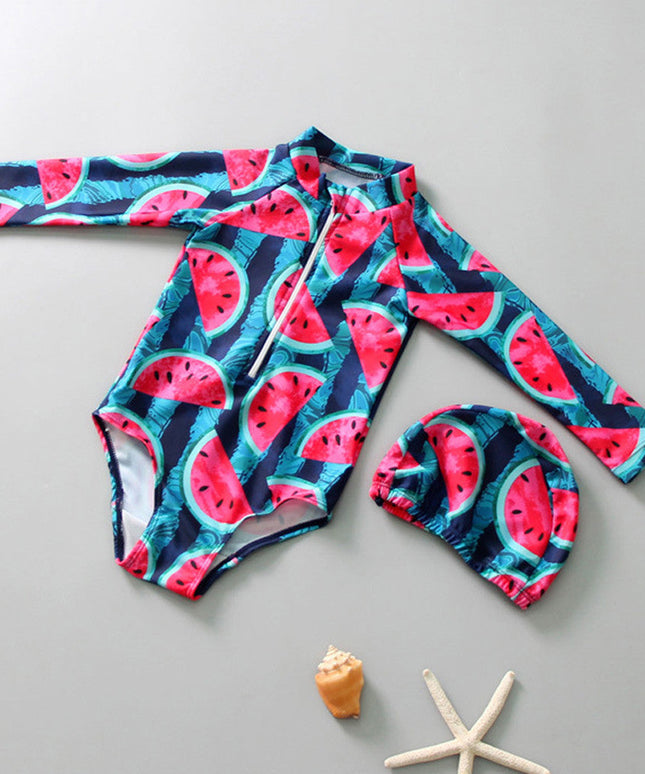 Jednoczęściowy kostium kąpielowy dla niemowląt w arbuzy