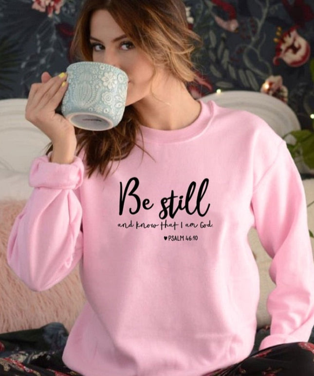 Damska bluza bez kaptura z napisem