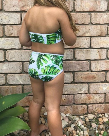 Strój kąpielowy dwuczęściowy bikini dla dziewczynek