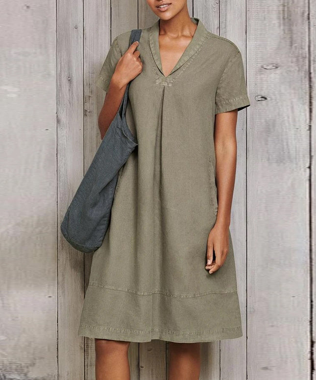 Sukienka midi bawełniana zwiewna