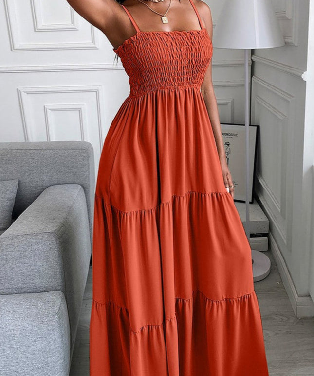 Sukienka maxi na ramiączkach