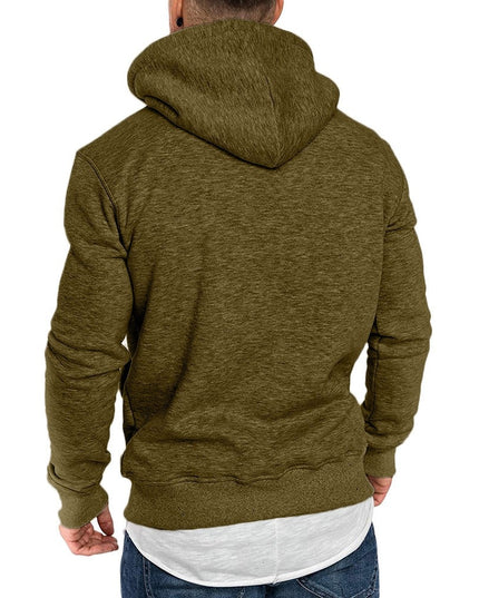 Męska bluza z kapturem melanżowa