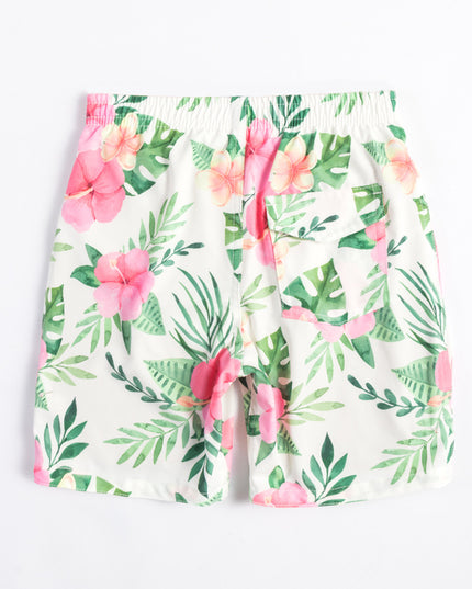 Szorty kąpielowe dla chłopca w morskie wzory