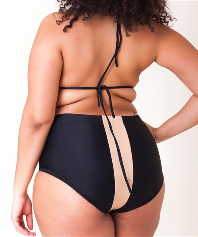 Dwuczęściowy strój kąpielowy plus size bikini