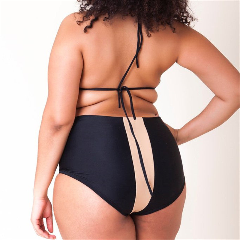 Dwuczęściowy strój kąpielowy plus size bikini