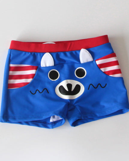 Kąpielówki dla chłopca ze wzorem misia