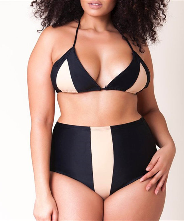 Dwuczęściowy strój kąpielowy plus size bikini