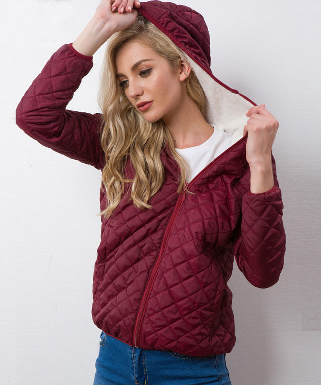 Damska kurtka przejściowa pikowana z ociepleniem