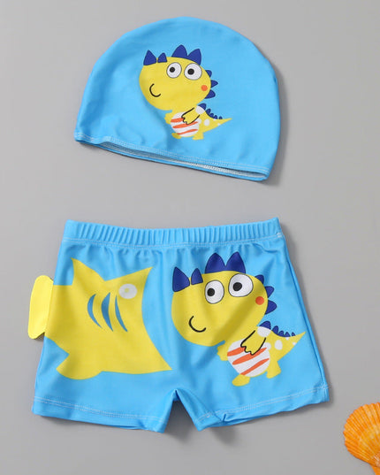 Kąpielówki dla niemowląt w dinozaury