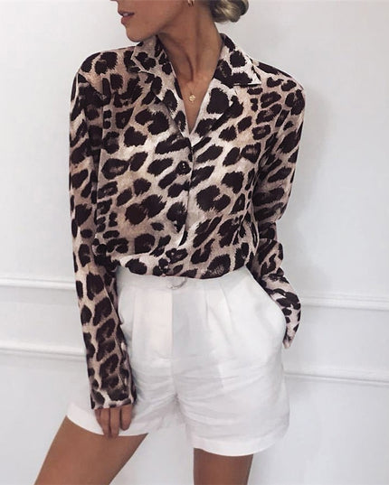 Damska koszula w panterkę