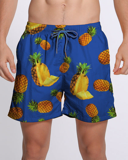 Męskie szorty kąpielowe z motywem ananasów