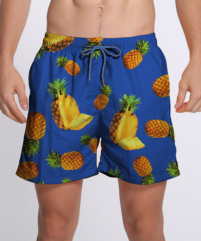 Męskie szorty kąpielowe z motywem ananasów