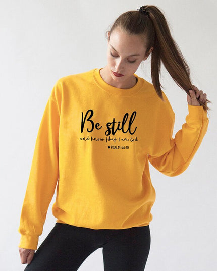 Damska bluza bez kaptura z napisem