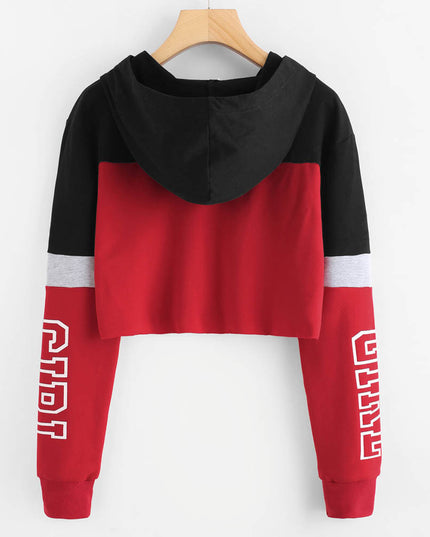 Damska bluza z kapturem z napisem GIRL