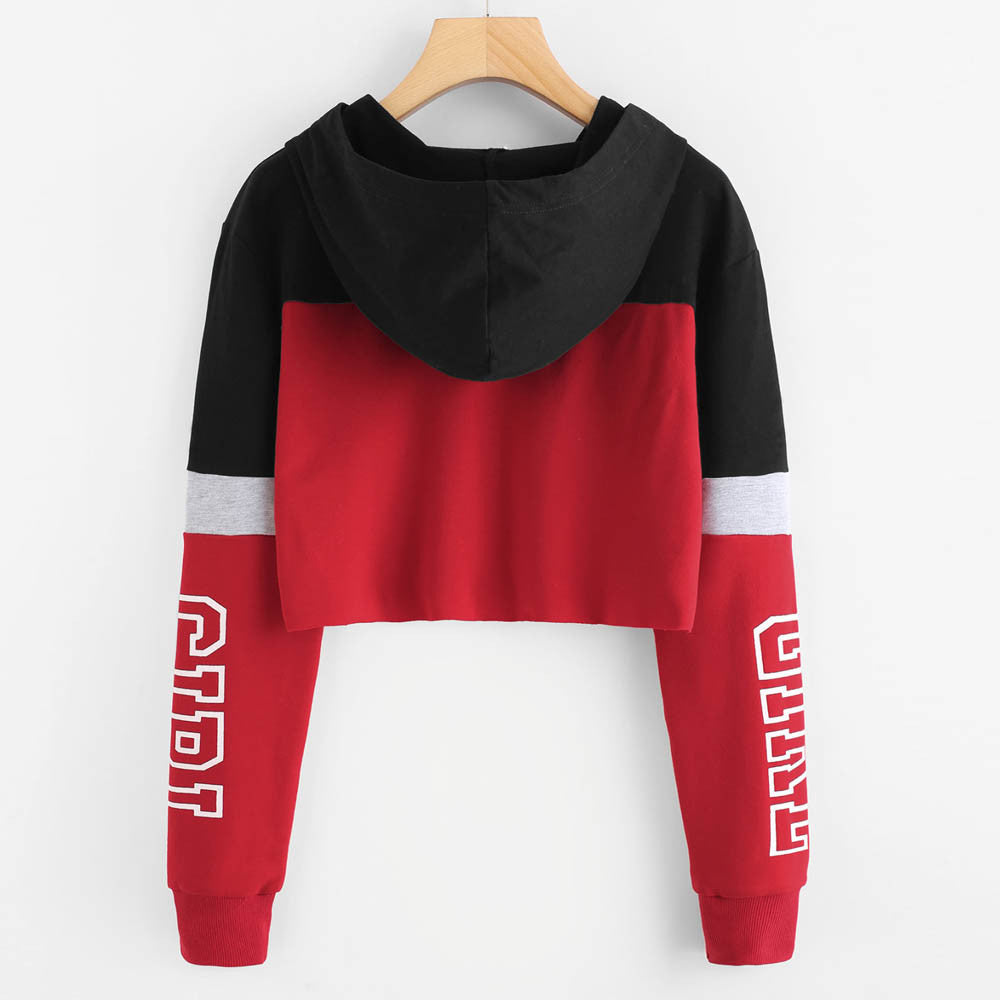 Damska bluza z kapturem z napisem GIRL