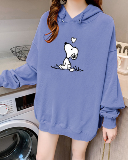 Damska bluza z kreskówkowym pieskiem