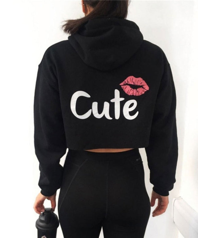 Damska bluza z nadrukiem w kształcie ust