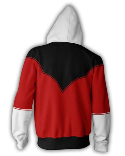 Męska bluza z kapturem trzykolorowa