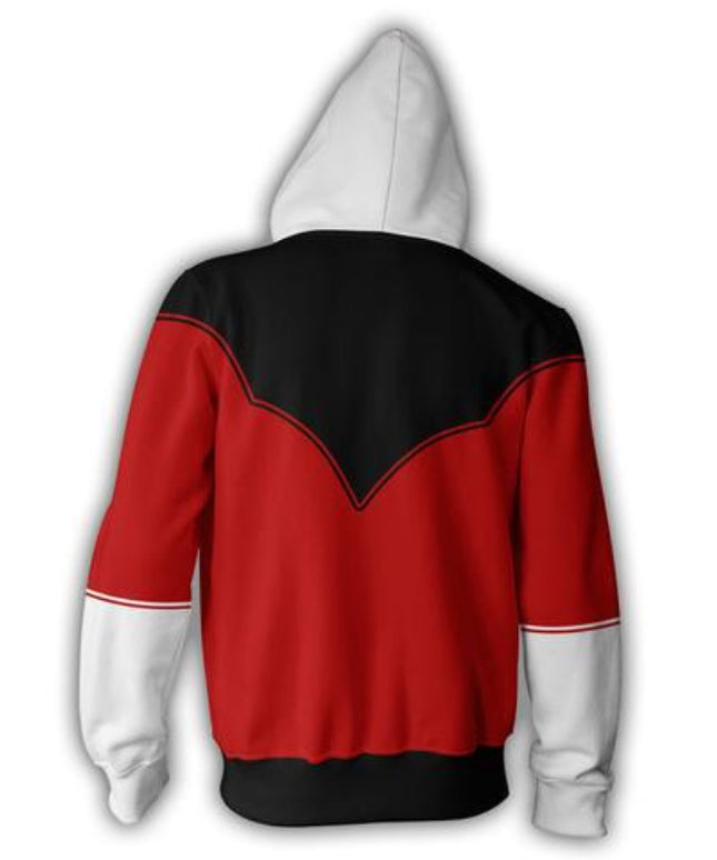 Męska bluza z kapturem trzykolorowa