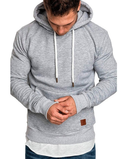 Męska bluza z kapturem melanżowa