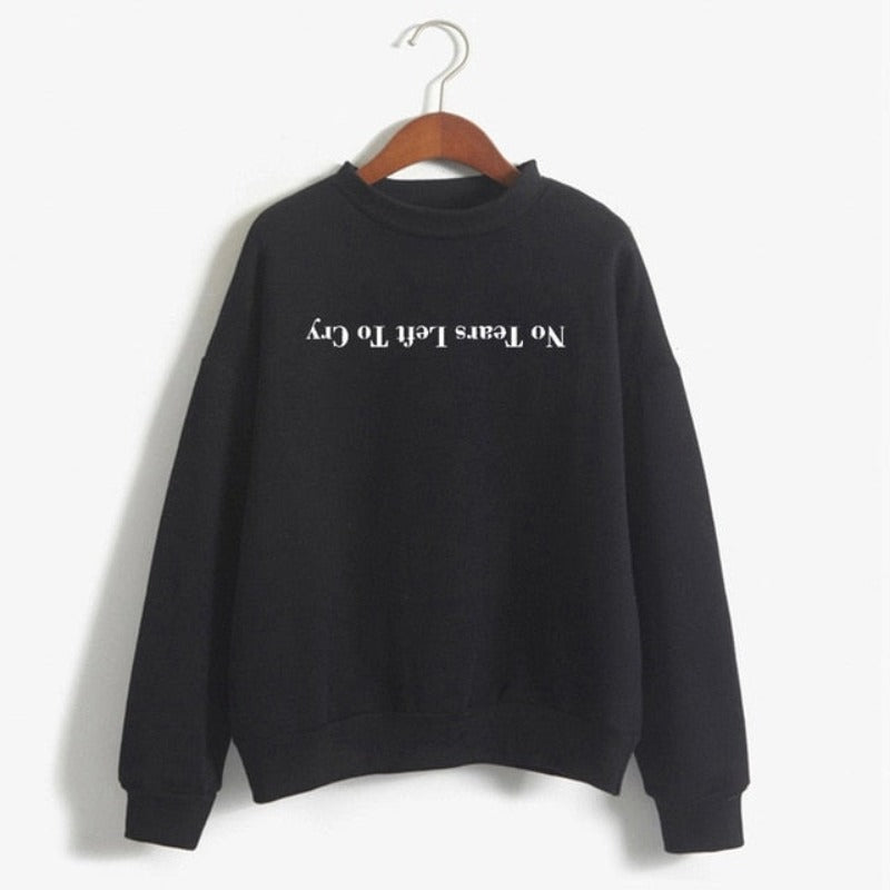 Damska bluza z napisem No Tears Left To Cry