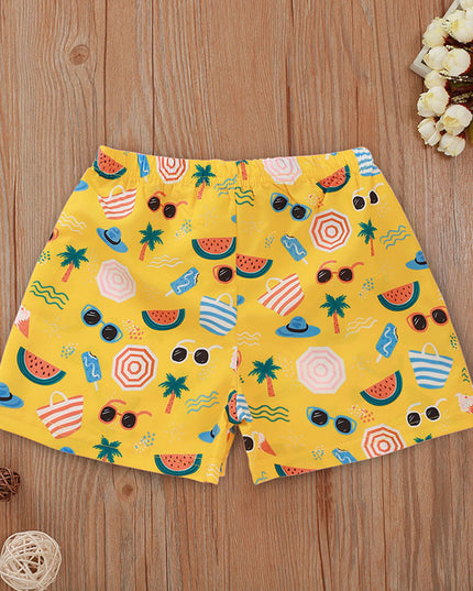 Kąpielówki niemowlęce dla chłopców we wzory