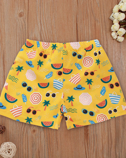 Kąpielówki dziecięce dla chłopców we wzory