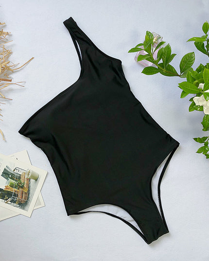 Damski jednoczęściowy strój kąpielowy na jedno ramię