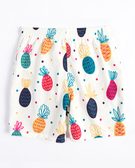 Szorty kąpielowe dla chłopca w morskie wzory