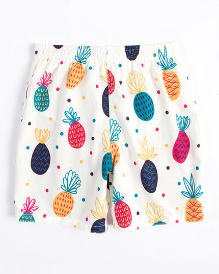 Szorty kąpielowe dla chłopców w morskie wzory