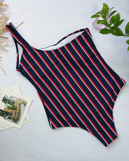 Damski jednoczęściowy strój kąpielowy na jedno ramię