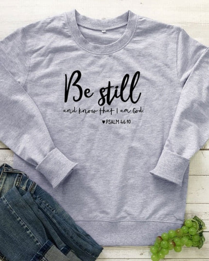 Damska bluza bez kaptura z napisem