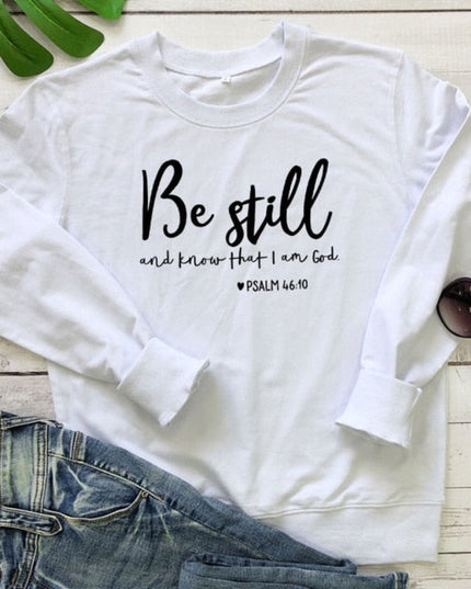 Damska bluza bez kaptura z napisem