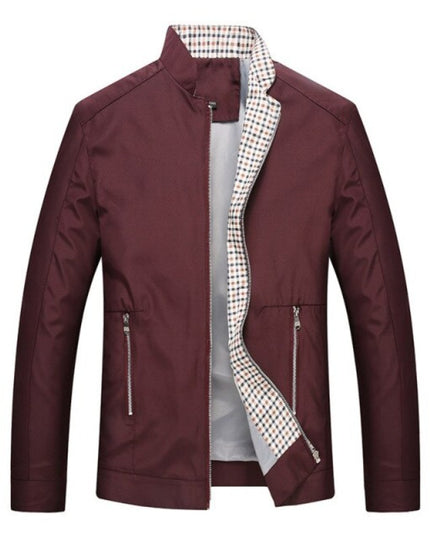 Męska kurtka przejściowa rozpinana z kieszeniami