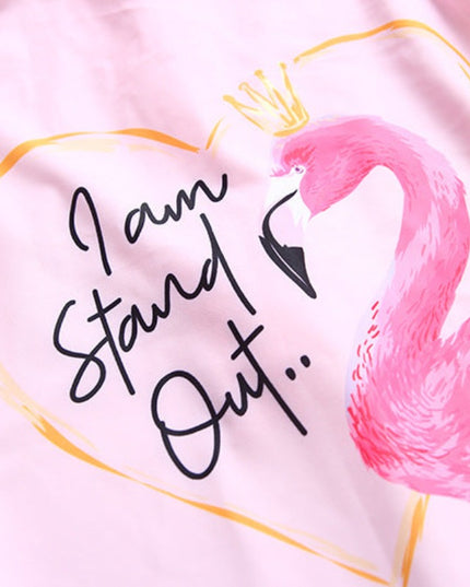 Kostium kąpielowy dla dziewczynki z czapeczką w zestawie