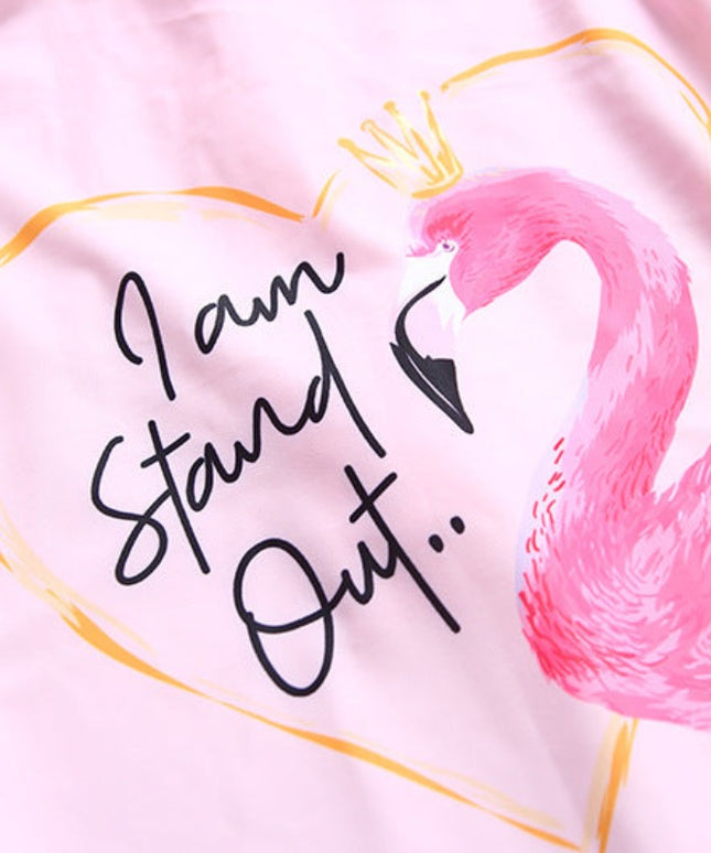 Kostium kąpielowy dla dziewczynki z czapeczką w zestawie