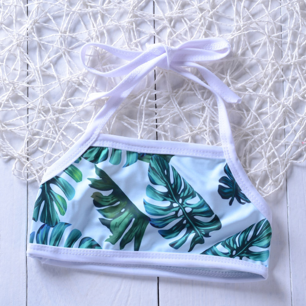 Strój kąpielowy dwuczęściowy bikini dla dziewczynek