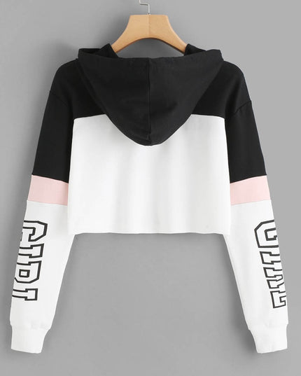 Damska bluza z kapturem z napisem GIRL