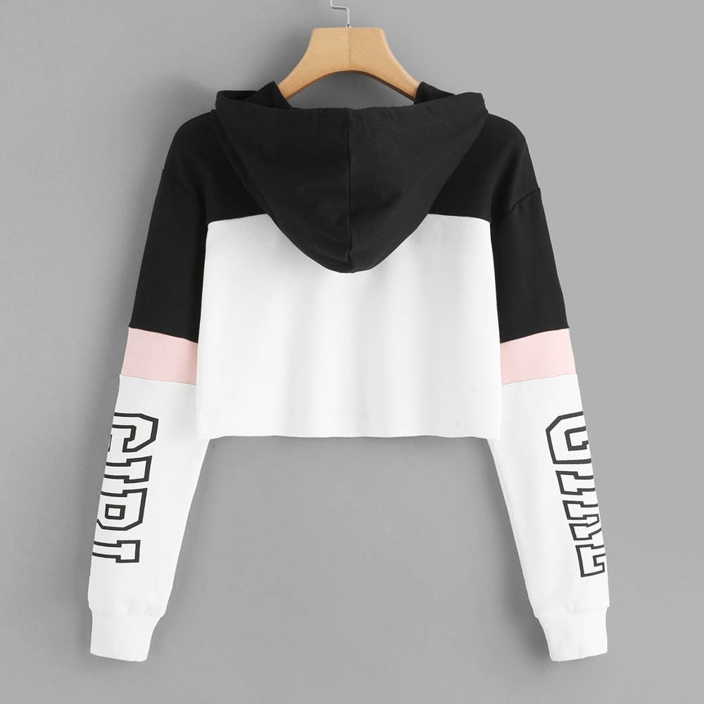 Damska bluza z kapturem z napisem GIRL