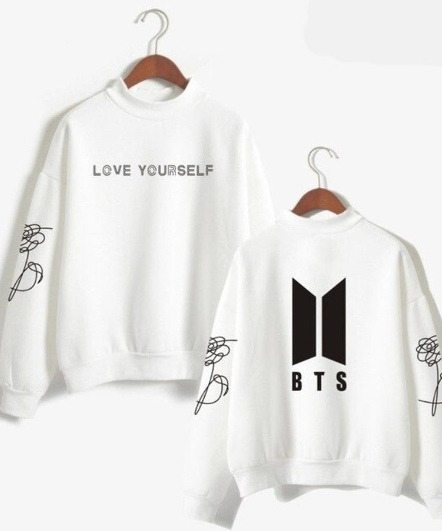 Damska bluza bez kaptura z napisami