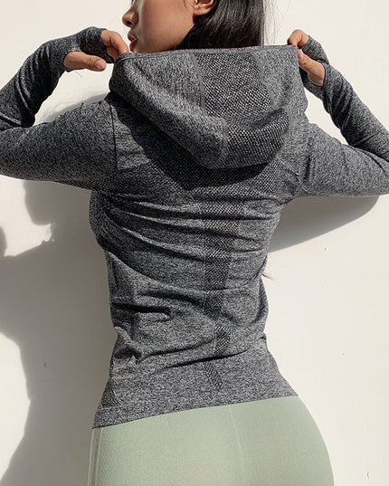 Damska bluza sportowa zapinana na suwak