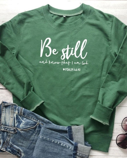 Damska bluza bez kaptura z napisem