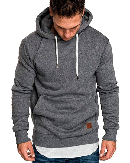 Męska bluza z kapturem melanżowa