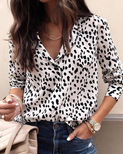 Damska koszula we wzory