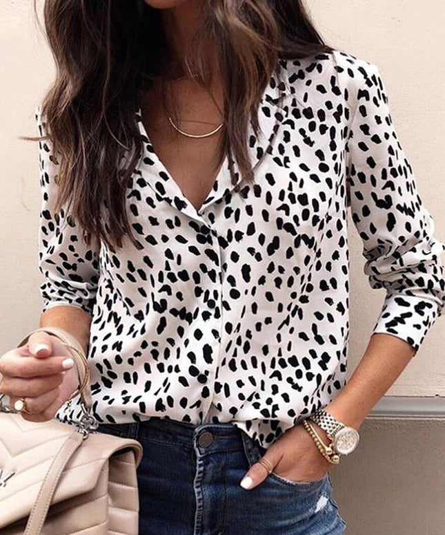 Damska koszula we wzory