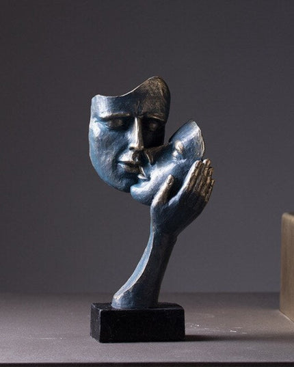 Figurka dekoracyjna motyw twarzy