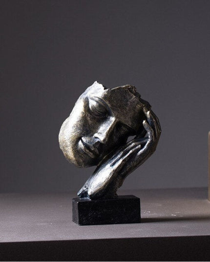 Figurka dekoracyjna motyw twarzy