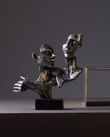 Figurka dekoracyjna motyw twarzy