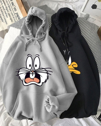 Damska bluza z kreskówkowym nadrukiem